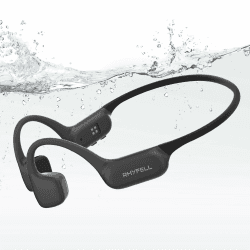 Kopfhörer Schwimmen, IP68 knochenschall Unterwasser Kopfhörer, 32GB MP3 Player, Bluetooth 6.0 Sport Kopfhörer, 10 Std Wiedergabe für Schwimmen Laufen und Surfen Schwarz Angebot bei HelloDeals