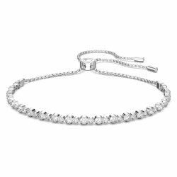 Swarovski Matrix Kollektion Tennis Armbänder Matrix Tennis Armband mit Easy Hook Rhodiniert Weiß Angebot bei HelloDeals