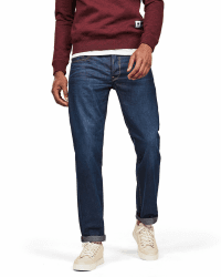 G-Star Herren 3301 Straight Jeans 34W / 34L Blau (Dk Aged 51002-4639-89) Angebot bei HelloDeals