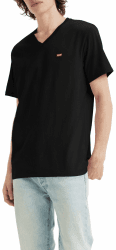 Levi's Herren Original Housemark V-Neck T-Shirt T-Shirt XL Mineral Black Angebot bei HelloDeals