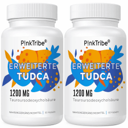 TUDCA Supplement 1200mg pro Portion, 120 Kapseln, Ultra Strength Tauroursodeoxycholic Acid, Erstklassige Qualität 60 Stück (2er Pack) Angebot bei HelloDeals