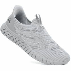 ODCKOI Herren Hands Free Slip In Sneakers Atmungsaktiv Slip On Turnschuhe Bequme Leichte Ohne Schnürsenkel Sportschuhe Schlupfschuhe Walkingschuhe für Männer Freizeitschuhe Grau 44 EU Angebot bei HelloDeals