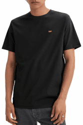 Levi's Herren Ss Original Housemark Tee T-Shirt XXL Stonewashed Black Angebot bei HelloDeals