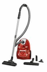Rowenta Compact Power Staubsauger mit Beutel, 750 Watt, 3 L Staubvolumen, 2-in-1-Fugendüse, für alle Bodenarten, geringer Energieverbrauch, kompakt für die einfache Aufbewahrung, rot, RO3953 Angebot bei HelloDeals