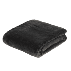 Gözze - Premium Cashmere-Feeling Wohn- und Kuscheldecke, 500 g/m², 220 x 240 cm - Anthrazit Anthrazit 220 x 240 cm Angebot bei HelloDeals