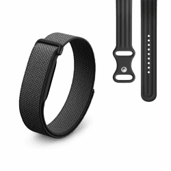 Google Fitbit Air – Aktivitätstracker ohne Display mit Fitness-Tracking, Herzfrequenzmessung – mit iOS und Android kompatibel – Obsidian + Sportarmband für das Fitbit Air – Obsidian, S + Sportarmband - Obsidian S Obsidian Angebot bei HelloDeals