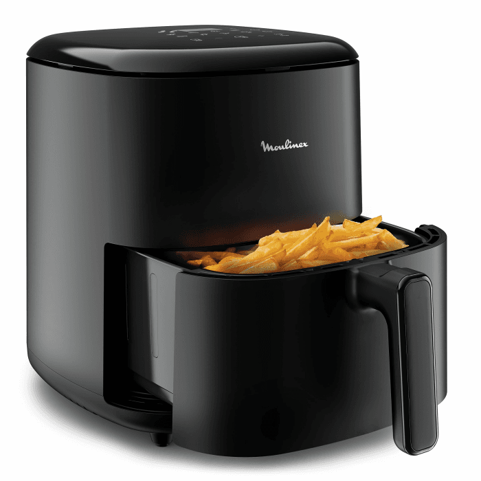 Moulinex Easy Fry Max 5L – Luftfritteuse für schnelles Kochen, Energieeinsparung bis zu 70%, intuitives Bedienfeld, 10 automatische Programme, bis zu 6 Personen, digitales Rezeptbuch, EZ2458 Angebot bei HelloDeals