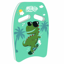 MoKo Schwimmbrett für Kinder Erwachsene, Schwimmen Kickboard Trainingsausrüstung mit Griffen Cartoon Swim Float Schwimmtrainingsausrüstung Schwimm Board U-förmig-Grün Sonnenbrille Dinosaurier Angebot bei HelloDeals