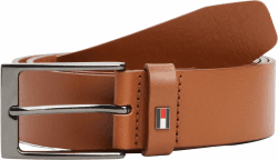 Tommy Hilfiger Herren Gürtel Layton 3,5 cm Ledergürtel 100 Brown (Cognac) Angebot bei HelloDeals