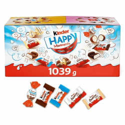 kinder Happy Moments Mini Mix – Mischung aus Spezialitäten von kinder – 5 verschiedene Sorten – Muttertagsgeschenk, Vatertagsgeschenk – 1 x 1039 g Großpackung Schokolade kinder Happy Moments Mini Mix 1039 g Angebot bei HelloDeals