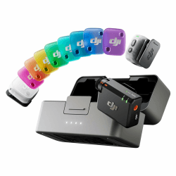 DJI Mic Mini 2 (2 TX + 1 Standard RX + Ladeschale), Lavalier-Mikrofon, Ansteckmikrofon für iPhone und Android/Kamera/Tablet/PC, Handy-Mikrofon, 48h Akkulaufzeit, Magnet-Abdeckungen in Mehreren Farben Standard Creator DJI Mic Mini 2 (2 TX + 1 Standard RX + Angebot bei HelloDeals