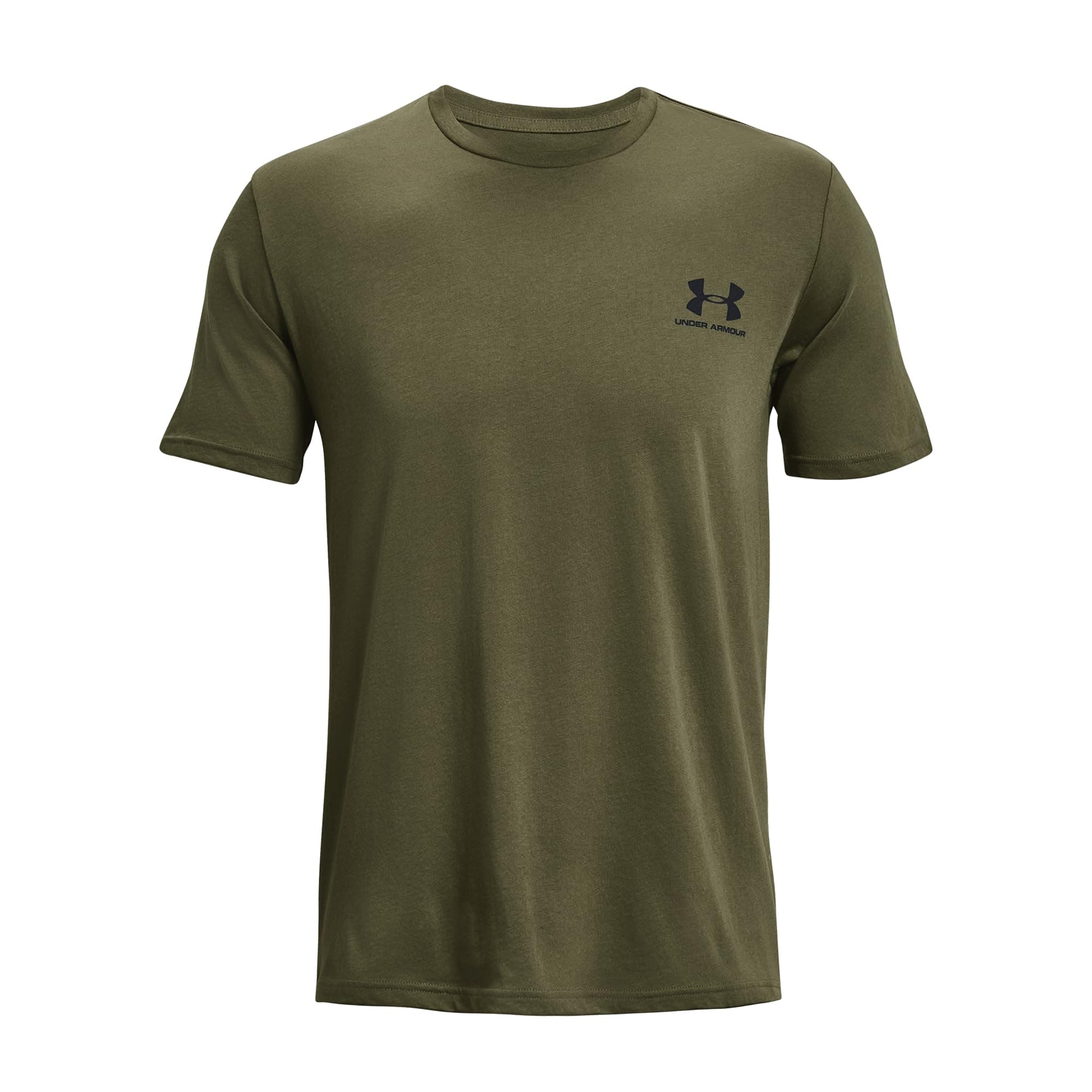 Under Armour Ua Sportstyle Lc Ss Super Soft T-Shirt für Männer - Schnell Trocknend, für Training und Fitness, mit Grafik (1 Stück) XXL Marine Od Green Angebot bei HelloDeals