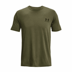 Under Armour Ua Sportstyle Lc Ss Super Soft T-Shirt für Männer - Schnell Trocknend, für Training und Fitness, mit Grafik (1 Stück) XXL Marine Od Green Angebot bei HelloDeals