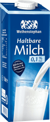 Weihenstephan H-Milch fettarm 0,1 Prozent, 12er Pack (12 x 1L) Angebot bei HelloDeals
