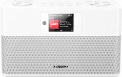 KENWOOD CR-ST100S-W - Smart-Radio mit Internetradio, WLAN, 2 x 10 W RMS, Bassreflex Lautsprecher, DAB+, UKW, Bluetooth, USB, Line-In/-Out, Weckfunktion, Sleeptimer, TFT-Farbdisplay, Fernbedienung weiß Angebot bei HelloDeals