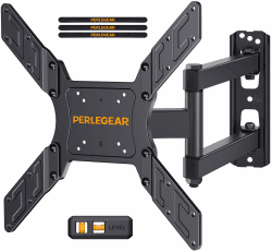Perlegear TV Wandhalterung, Schwenkbare Neigbare TV Halterung für 26-65 Zoll Flach&Curved Fernseher bis zu 45Kg, max.VESA 400x400mm 26-65 Zoll / Schwenkbar Neigbar Angebot bei HelloDeals