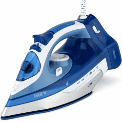 Clatronic® kabelloses Dampfbügeleisen mit Keramiksohle | 2400W | ohne Kabel | Bügeleisen mit Dampf | 350ml Tank | schnelle Aufheizzeit | Steam Iron | Bügeleisen Dampf | DB 3706 Angebot bei HelloDeals