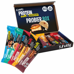 Corny | Protein Crunchy & Soft 5er Mix | Trial Pack 5x1 Proteinriegel à 45g | 30% Eiweiß | Probierset zum Testen 45g 5er Trial Pack Angebot bei HelloDeals