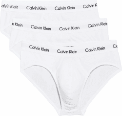 Calvin Klein Herren 3er-Pack Slips 3P Hip Brief mit Stretch M White (3 White) Angebot bei HelloDeals