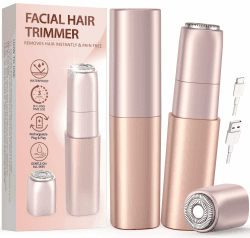 Gesichtshaarentferner für Frauen mit 1 Ersatzkopf: Aufladbarer Mini Rasierer für Damen, iFanzeTech Gesichtsrasierer Frauen für Schnelle und Sanfte Rasur,Oberlippe,Kinn und Wangen, für Unterwegs Angebot bei HelloDeals