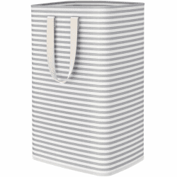 Lifewit 75L Wäschekorb, Großer Wäschesammler, Faltbare Wäschebox, Wasserdichter Wäschesortierer, Aufbewahrungsbox mit Griffen für Kleidung, Handtücher, Spielzeug, Grau Grau 75L Angebot bei HelloDeals