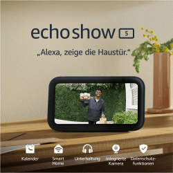 Echo Show 5 (Neueste Generation) | Kompakter smarter Touchscreen zum Steuern deines Smart Homes und mehr | Anthrazit, mit Alexa+ Early Access Anthrazit Nur Gerät Angebot bei HelloDeals