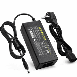 TOBWOLF DC 24V 5A Netzteil, 120W AC 100-240V zu DC 24V Netzteil Transformatoren, 5.5 x 2.5mm Schalten PC Netzkabel für Wireless Router, CCTV Sicherheitssystem, LCD Monitor EU Stecker Angebot bei HelloDeals