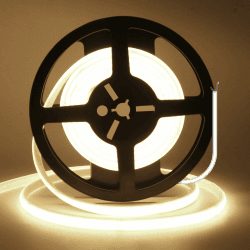 220V Neon Streifen Selbstklebend Innen, Schnitt alle 10cm, 2-adrig Anschluss an AC 230V COB LED Band, 240LEDs/m Flexible Superhell LED Lichtband für Weihnachten(Naturweiß,4m) Naturweiß 4m Angebot bei HelloDeals
