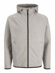 Jack & Jones Herren Jjebase Sweat Zip Hood Noos Jjebase Sweat Zip Hood Noos (1er Pack) XL Light Grey Melange Angebot bei HelloDeals