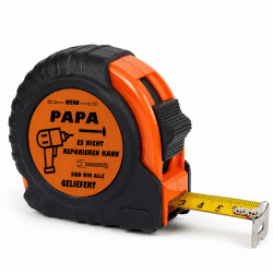 Lueaurra Vatertagsgeschenk für Papa, Bandmaß für Papa, Geburtstagsgeschenk und Weihnachtsgeschenke für Papa, 5-Meter-Bandmaß aus echtem Leder – graviertes Geschenk für Papa Angebot bei HelloDeals