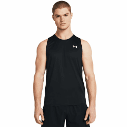 Under Armour Herren Tech Tank Top T-Shirt L Schwarz Angebot bei HelloDeals