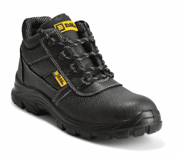 BLACK HAMMER Sicherheitsstiefel Herren Wasserdicht S3 SRC Stahlkappe Arbeitsschuhe Knöchelhoch Leder Sicherheitsschuhe Schwarz Leicht 1007 42 EU Schwarz Angebot bei HelloDeals