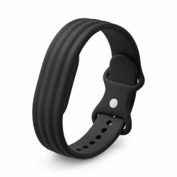 Sportarmband für das Google Fitbit Air – Silikonarmband für das Training – nur mit dem Fitbit Air kompatibel – Obsidian, Größe S Angebot bei HelloDeals
