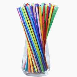 100 Stück Wiederverwendbare Strohhalm,für Cocktail,Saft,Smoothies Geburtstag,Hochzeit（Wiederverwendbare Hartplastik Strohhalme 21 cm lang 100 Stüc） Angebot bei HelloDeals