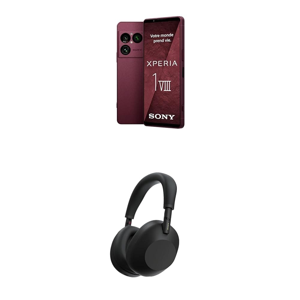 Sony Xperia 1 VIII - 6,5" 19,5:9 FHD+ HDR OLED 120Hz, Dreifach-Kamera mit neuem Teleobjektiv, Xperia AI, Akku für 2 Tage, 3,5mm Audio, Dual SIM, Granat-Rot + WH1000XM6 Granat-Rot 1 VIII + WH1000XM6 Angebot bei HelloDeals
