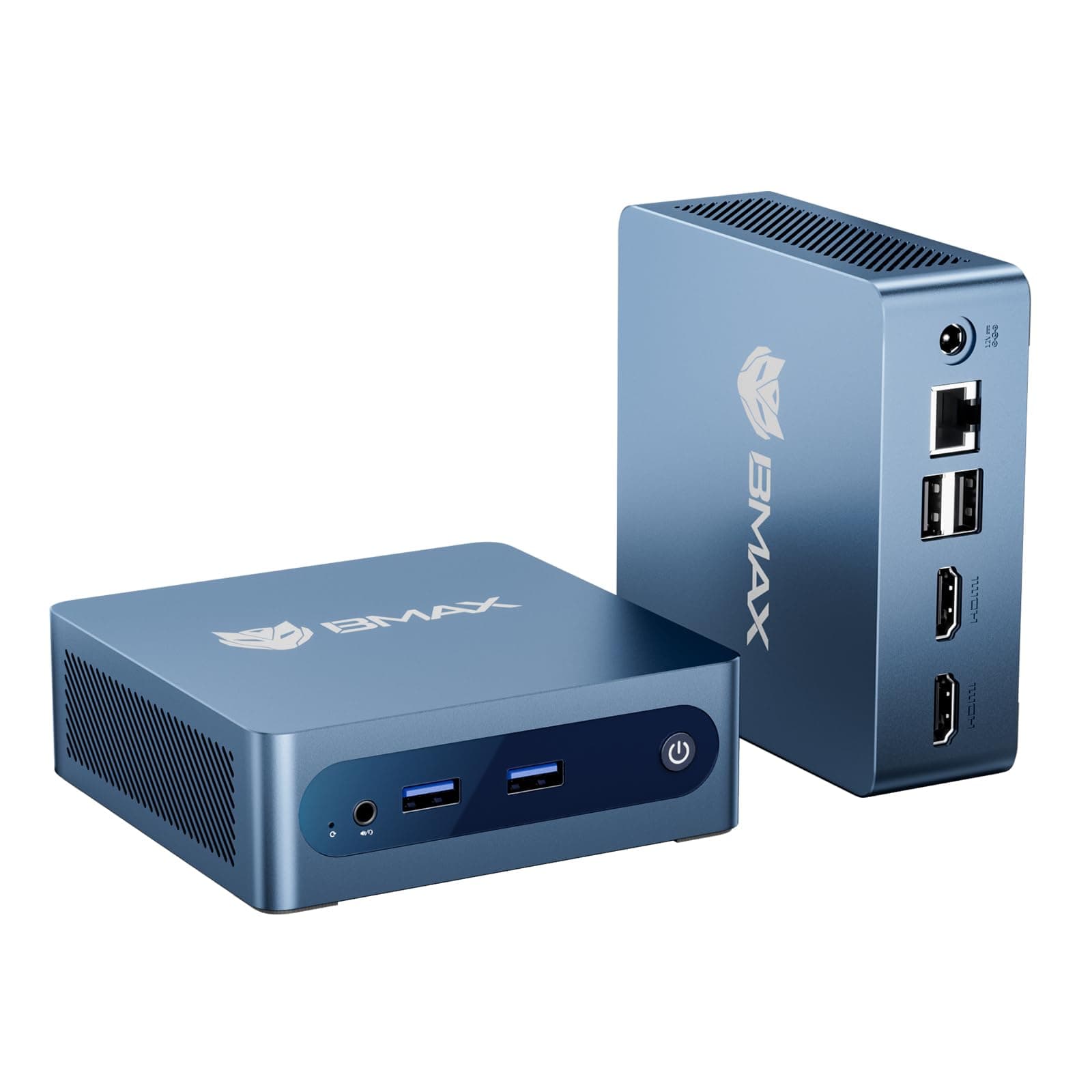 BMAX Mini PC Intel Celeron J3355 mit Win 11 Home, 6GB LPDDR3 + 128GB eMMC Mini Desktop Computer Micro PC Dual HDMI 4K@60 Hz RJ45 Gigabit Ethernet WiFi5 BT USB x4 für Business/Büro, Daily Use J3355 6GB+128GB Angebot bei HelloDeals