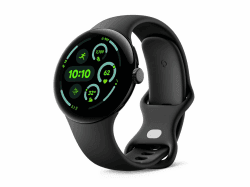 Google Pixel Watch 3 (45 mm) Android Smartwatch mit Herzfrequenz-Tracking, fortgeschrittenes Laufen von Fitbit, Fitness Einblicke, 24-Stunden-Akku, mattschwarzes Aluminiumgehäuse, Obsidian-Band, Wi-F Mattschwarz / Obsidian WLAN Angebot bei HelloDeals