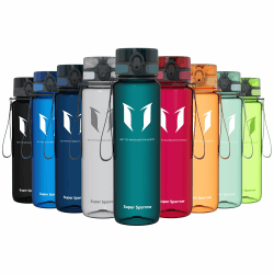 Super Sparrow Trinkflasche - Tritan Wasserflasche - 350ml, 500ml, 750ml, 1000ml - BPA-frei - Ideale Sportflasche - Sport, Wasser, Fahrrad, Fitness, Uni, Outdoor - Leicht, Nachhaltig 1000 ml Glossy- Waldgrün Angebot bei HelloDeals