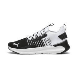 Puma Unisex Softride Symmetry FuzionRoad Running Shoe 44.5 EU Black Cool Dark Gray White Angebot bei HelloDeals