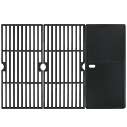 43 x 63 cm Gusseisen Grillrost Grillplatte – Gussrost Grillersatzteile für Enders Boston 3 & Monroe Pro 3, kompatibel mit Charbroil, Barbecook Siesta 310, Broilking Sovereign, Landmann Triton 3/4 Angebot bei HelloDeals