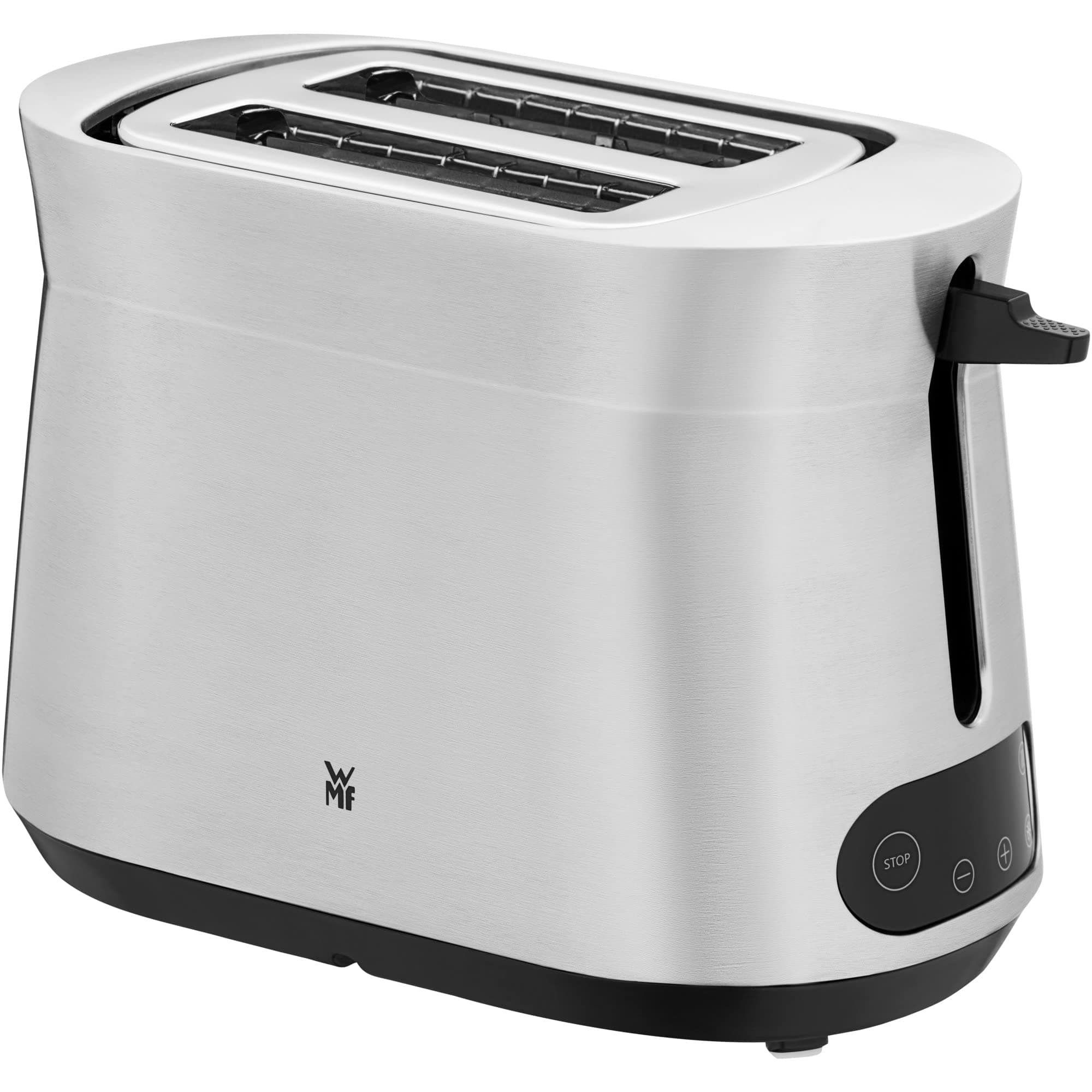 WMF Kineo Toaster Edelstahl, Doppelschlitz Toaster mit Brötchenaufsatz, 2 Scheiben, 10 Bräunungsstufen, 980 W, edelstahl matt Angebot bei HelloDeals
