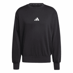 adidas Men's Essentials Feelcozy Sweatshirt L Black/White Angebot bei HelloDeals