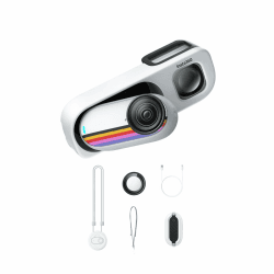 Insta360 GO 3S Retro-Bundle Sonderedition 128 GB Weiß–Kleine 4K Vlogging-Kamera, Freihand-POV-Kamera, Retro-Filter, 4K 30 fps, Extra-Akku, Leichte tragbare Vlog-Kamera für Straßen-& Alltagsaufnahmen Weiß 128 GB Angebot bei HelloDeals