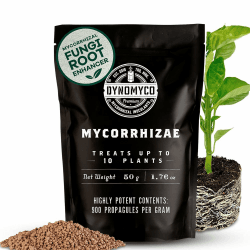 Mykorrhiza-Impfmittel von DYNOMYCO - Hochleistungsstämme - Konzentrierte Formel - Verbessert die Nährstoffaufnahme - Steigert den Pflanzenertrag (1.76 Oz/Up to 10 Plants) Up to 10 Plants Jungpflanzenphase (1) Angebot bei HelloDeals