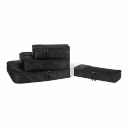 Amazon Essentials 4-teiliges Packwürfel-Reisezubehörset, Gepäckorganizer mit Doppelreißverschluss, Netzoberseite, 100% Polyester, klein/mittel/groß/schmal, schwarz (früher Amazon Basics) 1 x Groß, 1 x Mittel, 1 x Klein, 1 x Schmal Schwarz Angebot bei HelloDeals