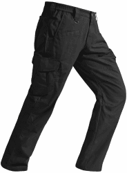 SPOSULEI Cargohose Herren Leichte Outdoor Wanderhose Arbeitshosen Männer Ripstop Taktische Hose Sommer mit Multi Taschen Schwarz 34W / 34L Angebot bei HelloDeals
