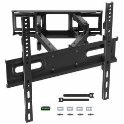 PUTORSEN TV Wandhalterung Schwenkbar für 32-70 Zoll Fernseher, Max 50 kg, Neigbar TV Halterung, VESA 75 x 75-400 x 400 mm Angebot bei HelloDeals