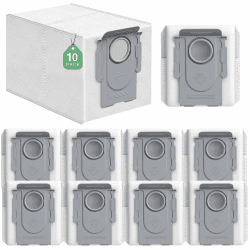 10 Stück Q Revo Staubbeutel, kompatibel mit Roborock Q Revo/QRevo Curv/Curv S5V/Curv s5x/QV 35A/QV 35S/Q Revo Pro/S8 MaxV Ultra, 4-lagiger Premium-Filterbeutel mit 3,3 l großen Ersatzbeuteln Q-revo Bag 10pcs Angebot bei HelloDeals