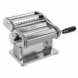 Marcato Nudelmaschine, Atlas 150, Nudelhersteller, Frische Pasta, Lasagne, Fettuccine, Tagliolini, Verchromter Stahl, Kompatibel mit 11 Extra-Formaten Angebot bei HelloDeals