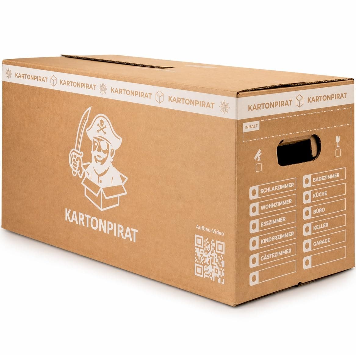 Umzugskartons 62x30x33 cm zweiwellig – stabil bis 40 kg –verstärkte Griffe – moving boxes Umzugskiste Karton stapelbar Umzugsbox Umzugkarton Lagerkarton Ordnerkarton Bücherkarton (10 Stück) Angebot bei HelloDeals